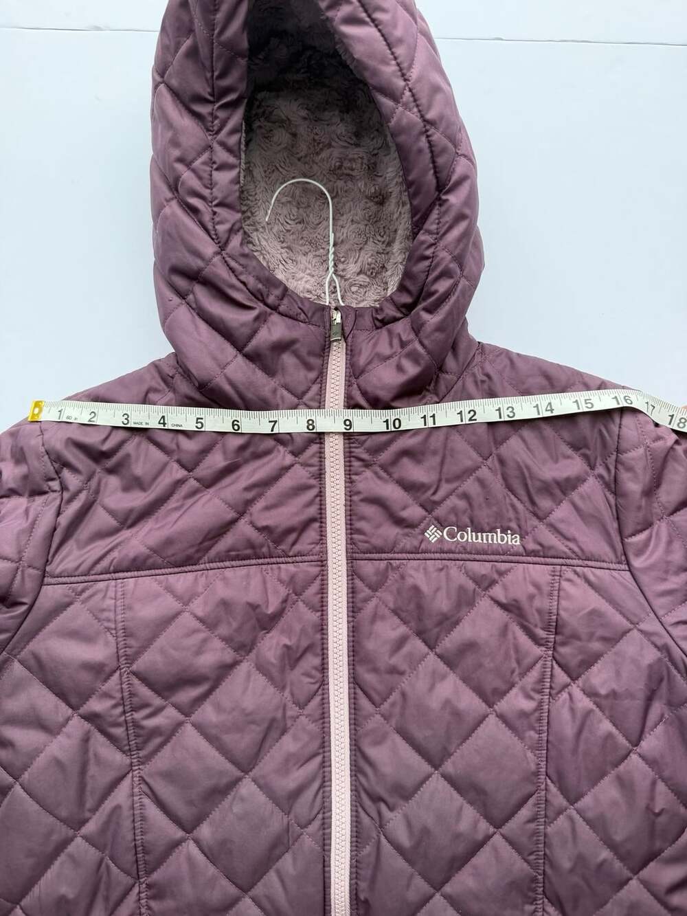 Columbia Copper Crest Women's Hooded Quilted Jacket Marionberry Purple Size M - Picture 4 of 5